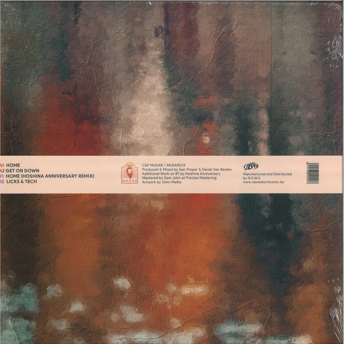 Back cover — San Proper&D. — HOME EP