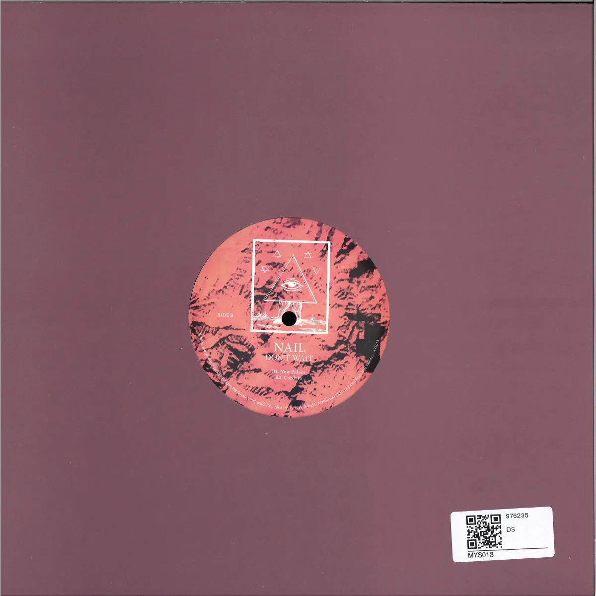 Back cover — Nail — Don't Wait