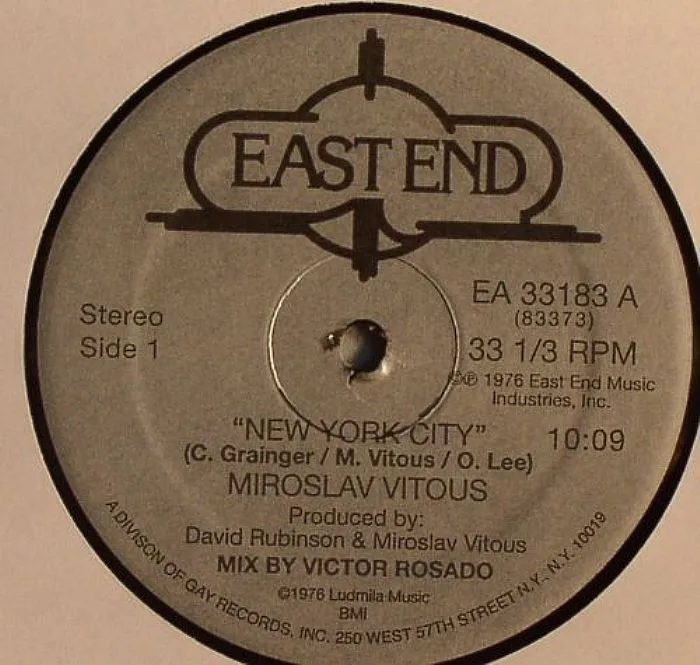 Front cover — Miroslav VITOUS — New York City