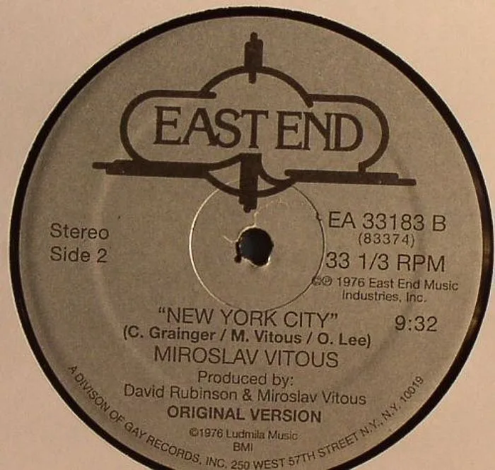 Back cover — Miroslav VITOUS — New York City