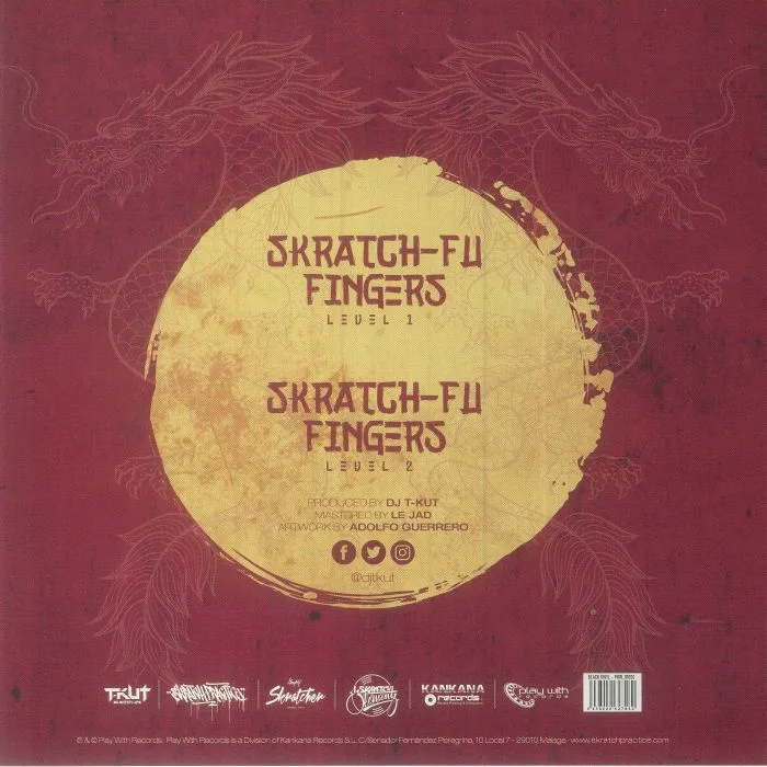 Обратная сторона обложки — DJ TKUT — Skratch Fu-Fingers Practice