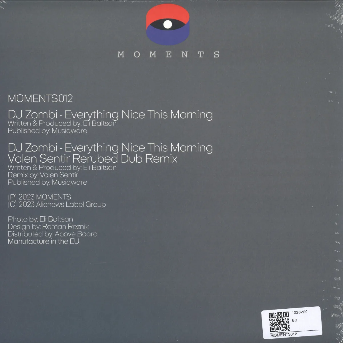 Back cover — Dj Zombi — Everything Nice This Morning