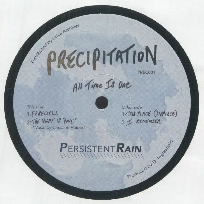 Лицевая сторона обложки — PERSISTENTRAIN — All Time Is One