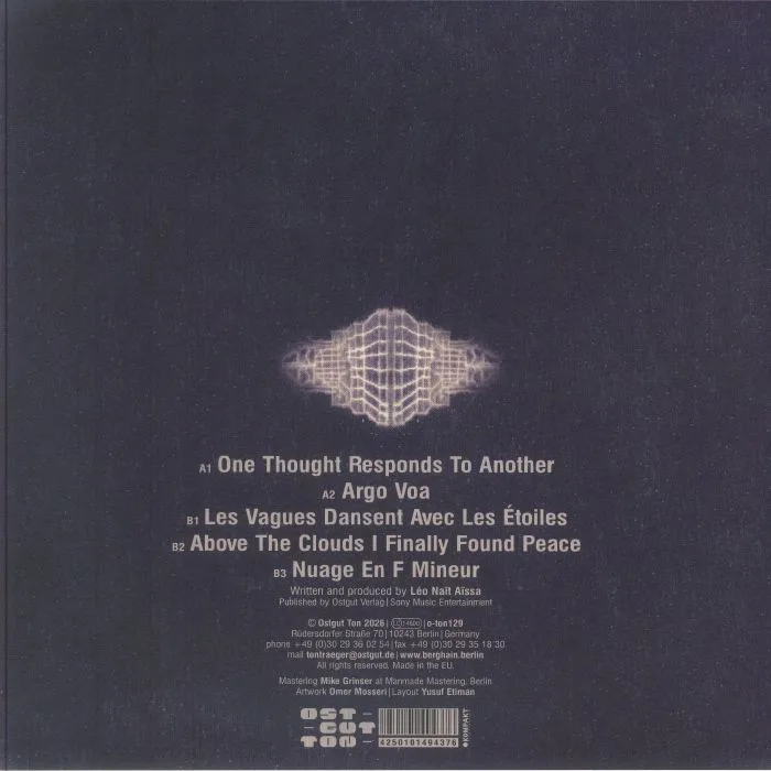 Back cover — QUELZA — Above The Clouds I Finally Found Peace