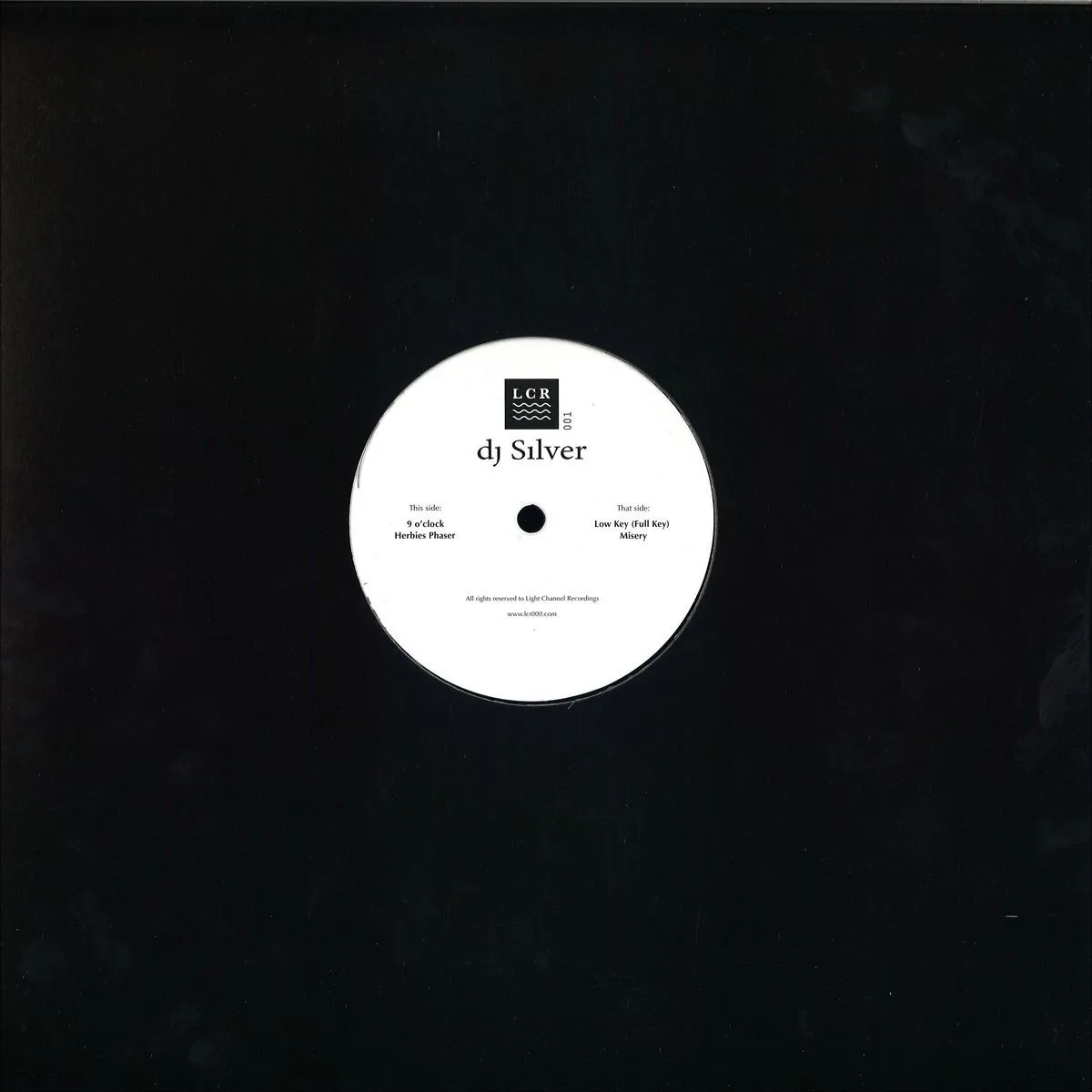 Back cover — Dj Silver — Lcr001