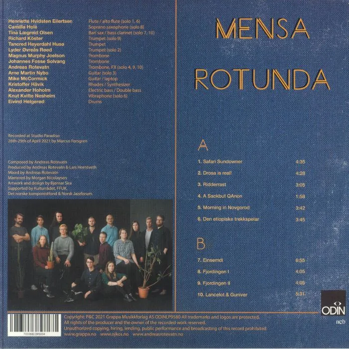 Обратная сторона обложки — OJKOS — Mensa Rotunda