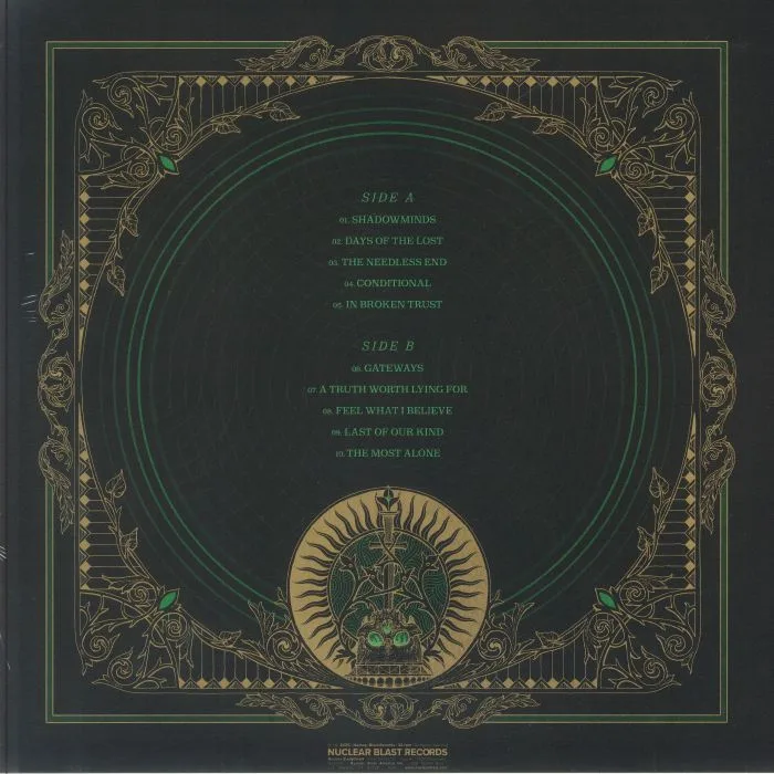 Back cover — The HALO EFFECT — Days Of The Lost