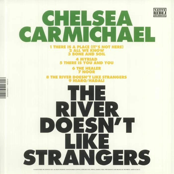 Обратная сторона обложки — Chelsea CARMICHAEL — The River Doesn't Like Strangers