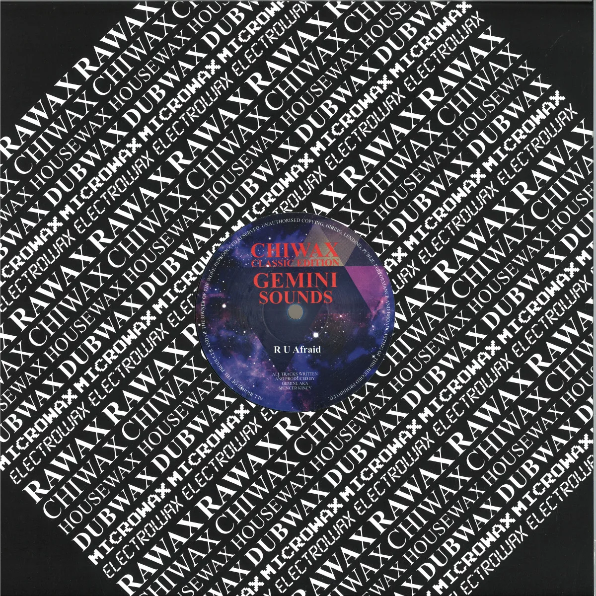 Front cover — Gemini Sounds — R U Afraid Ep