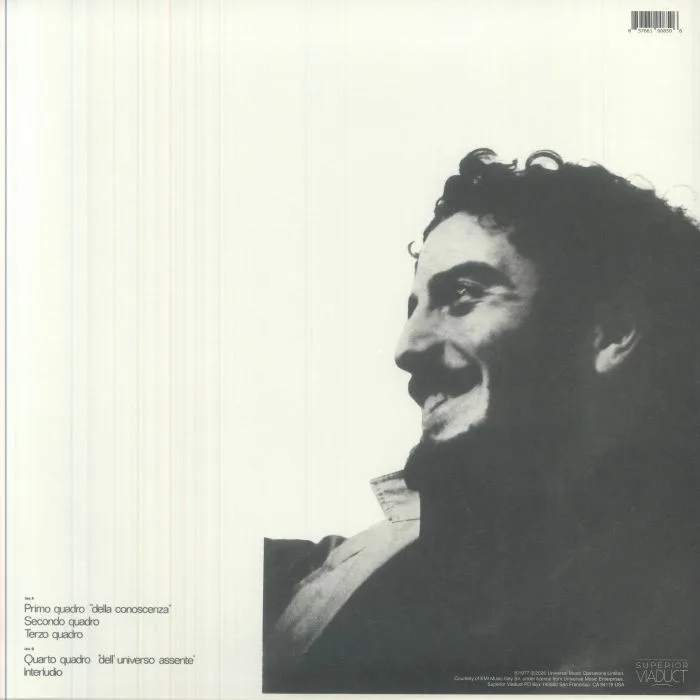 Обратная сторона обложки — Luciano CILIO — Dialoghi Del Presente (reissue)