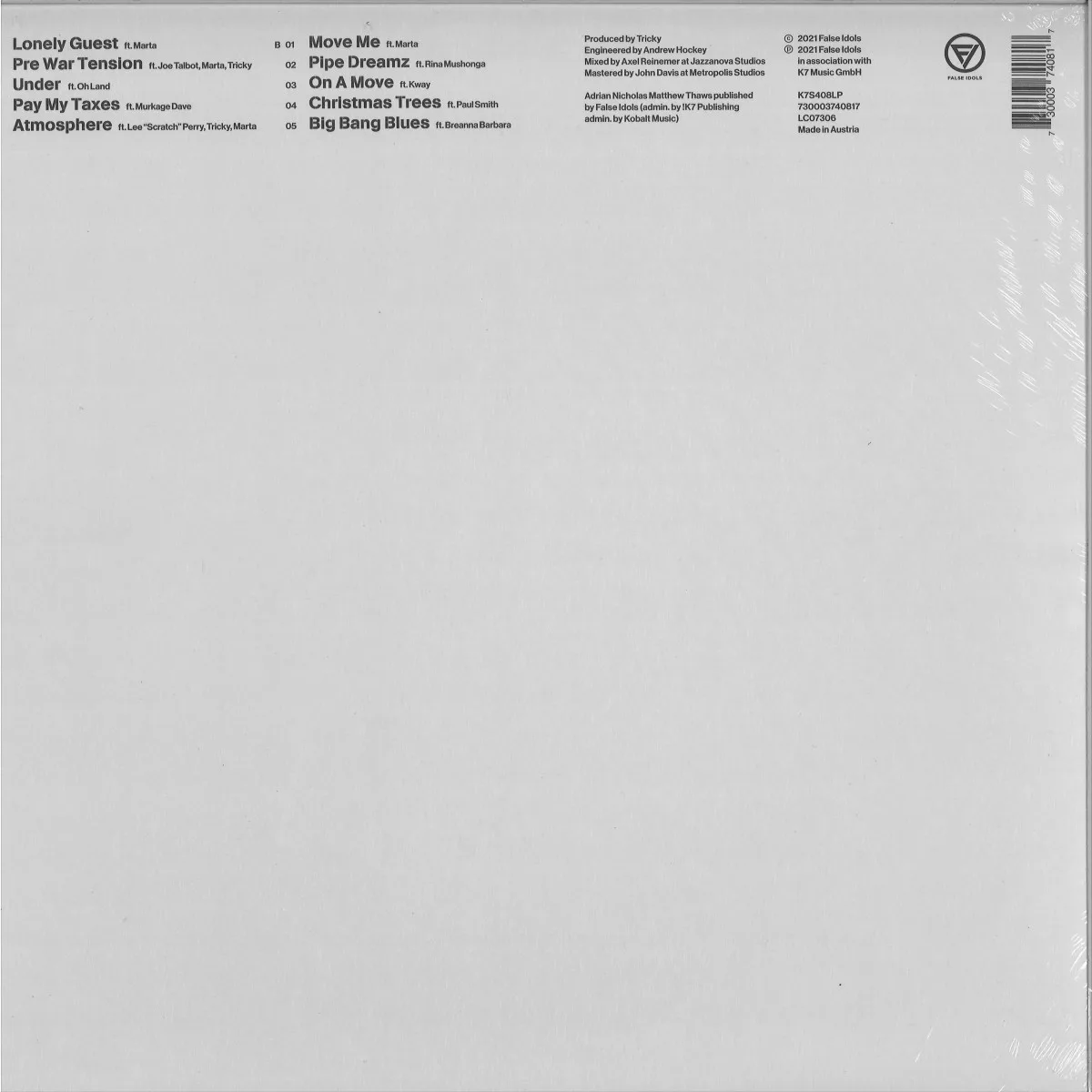 Back cover — LONELY GUEST — LONELY GUEST