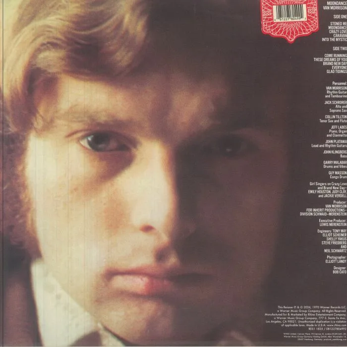 Обратная сторона обложки — Van MORRISON — Moondance (reissue)