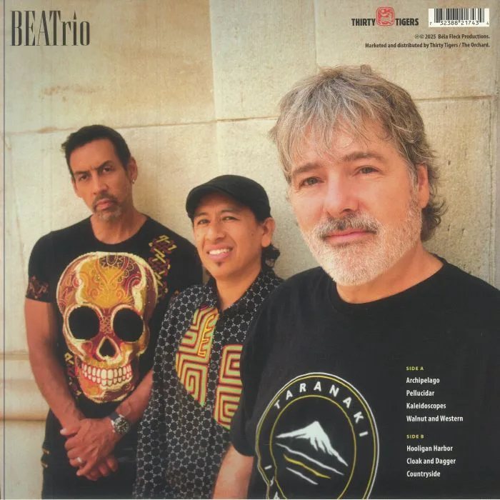 Обратная сторона обложки — Bela FLECK / EDMAR CASTANEDA / ANTONIO SANCHEZ — Beatrio