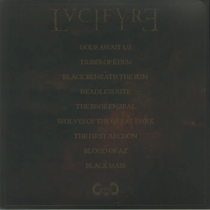 Back cover — LVCIFYRE — The Broken Seal