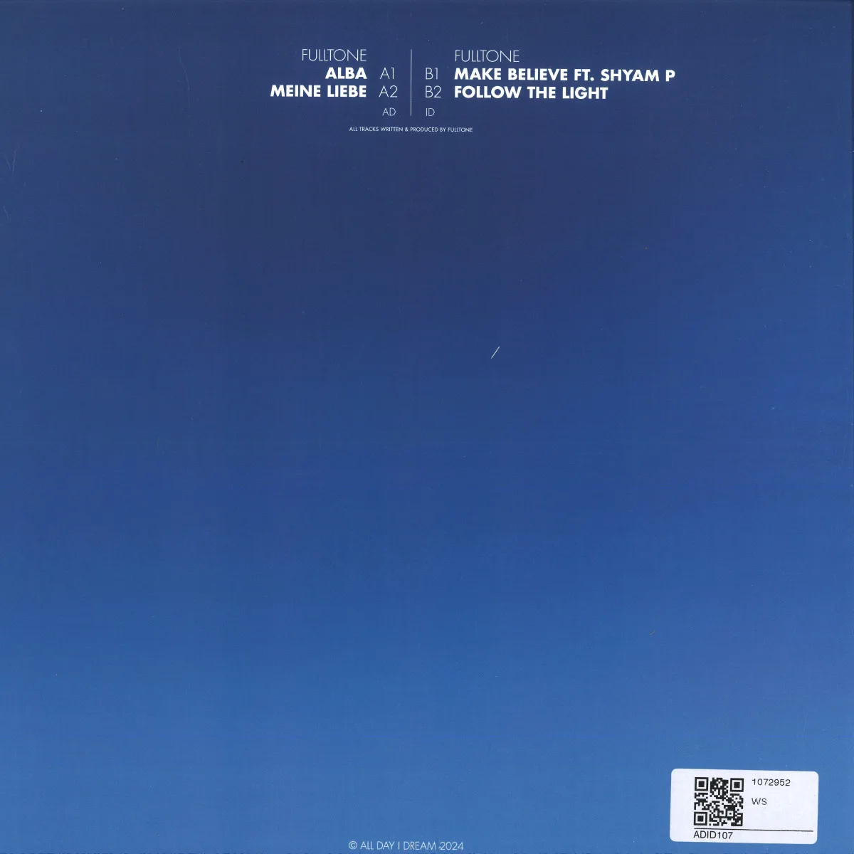 Back cover — Fulltone — Alba EP