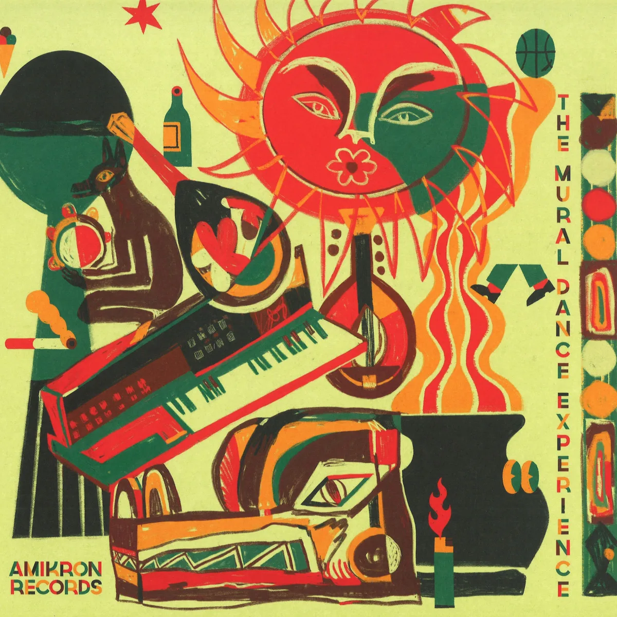 Front cover — General_MIDI, Júlio Cruz, Ruhrmann, Rockwell, Eugene Rockwell — The Mural Dance Experience