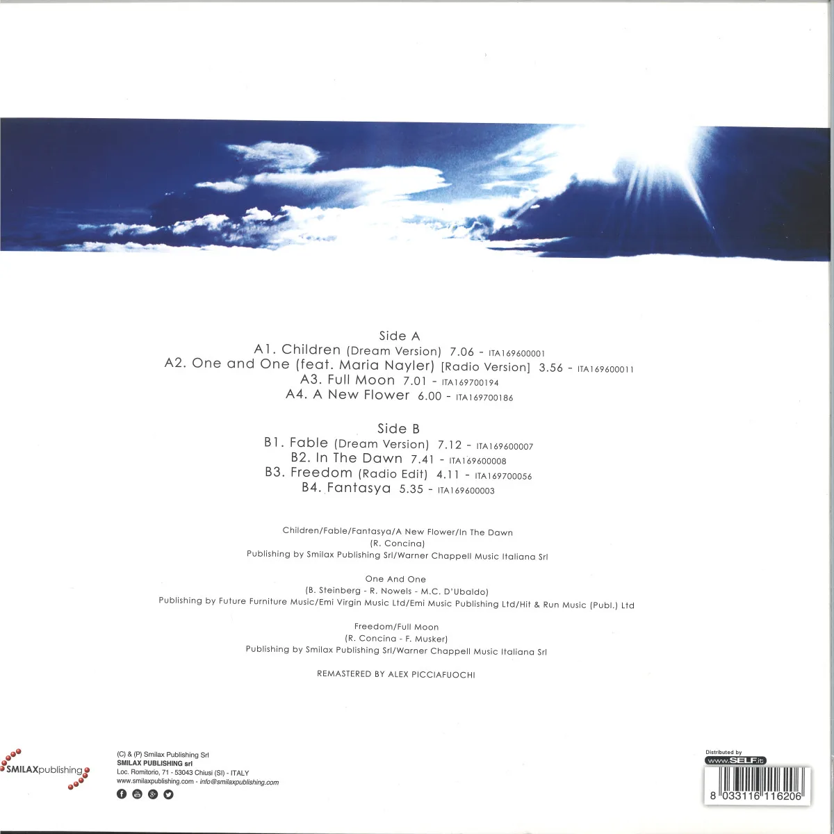 Обратная сторона обложки — Robert Miles — The Best Of Robert Miles