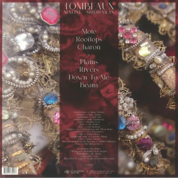 Back cover — Malini SRIDHARAN — Tombeaux