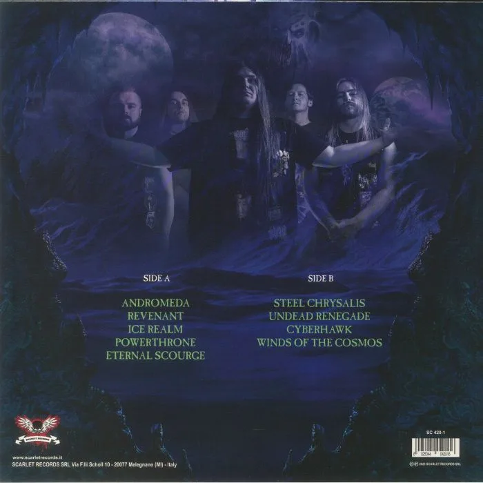 Обратная сторона обложки — CELESTIAL WIZARD — Winds Of The Cosmos
