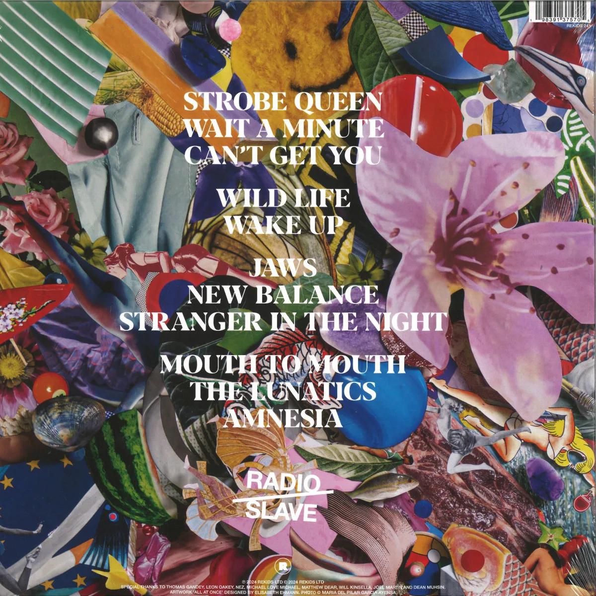 Back cover — Radio Slave — Venti LP 2x12"