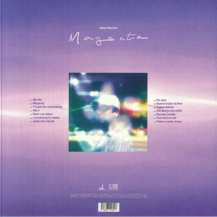 Обратная сторона обложки — Ariane BONZINI — Magenta