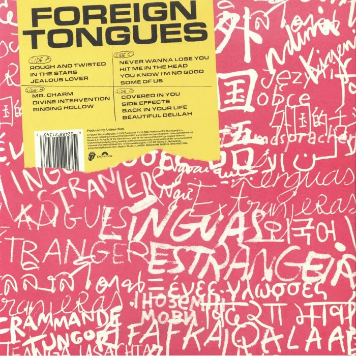 Обратная сторона обложки — The ROLLING STONES — Foreign Tongues