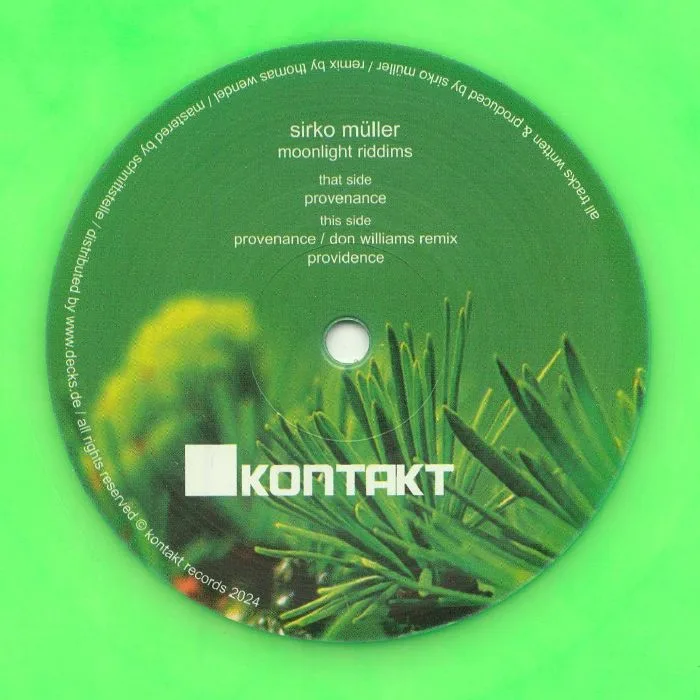 Back cover — Sirko MULLER — Moonlight Riddims