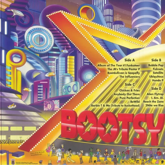 Back cover — Bootsy COLLINS — Album Of The Year 1 Funkateer