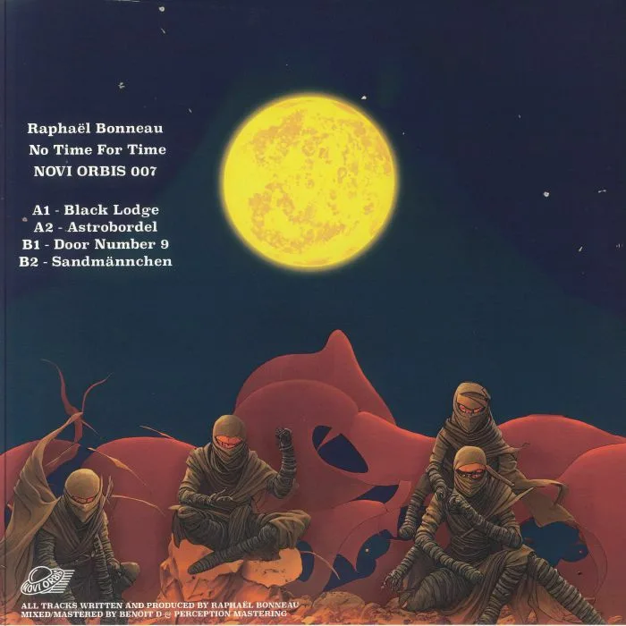 Back cover — Raphael BONNEAU — No Time For Time (B-STOCK)
