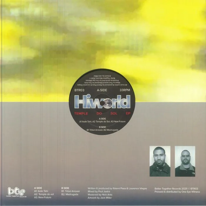 Лицевая сторона обложки — HIWORLD — Temple Do Sol EP