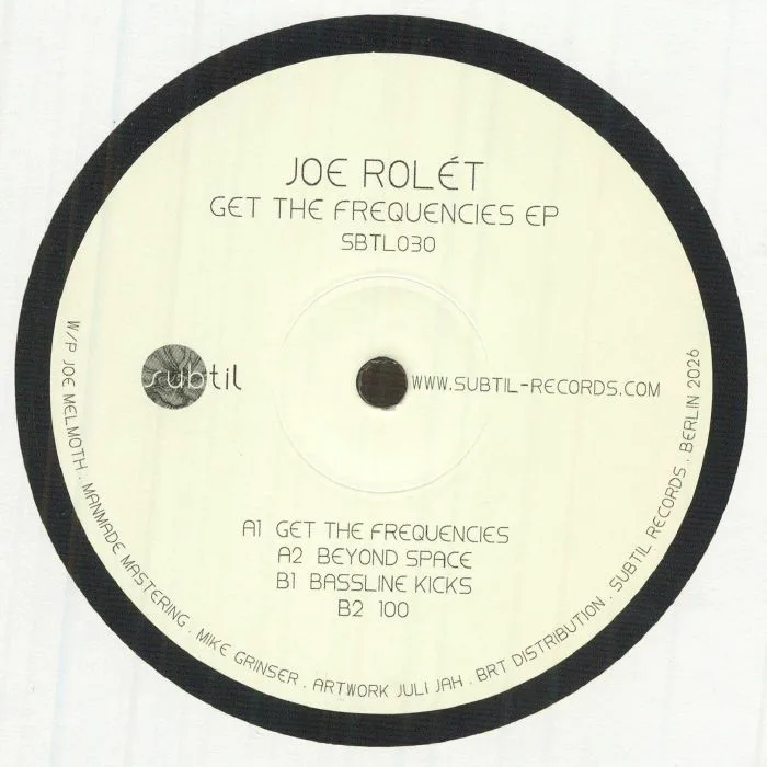 Front cover — Joe ROLET — Get The Frequencies EP