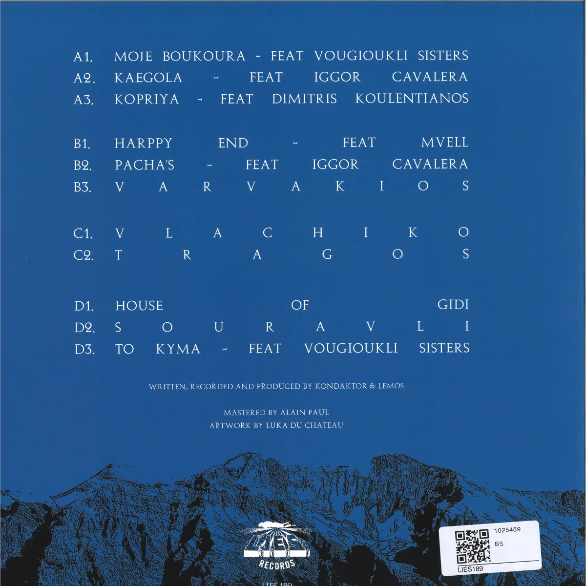 Обратная сторона обложки — Gidia — STRUGA LP 2x12"