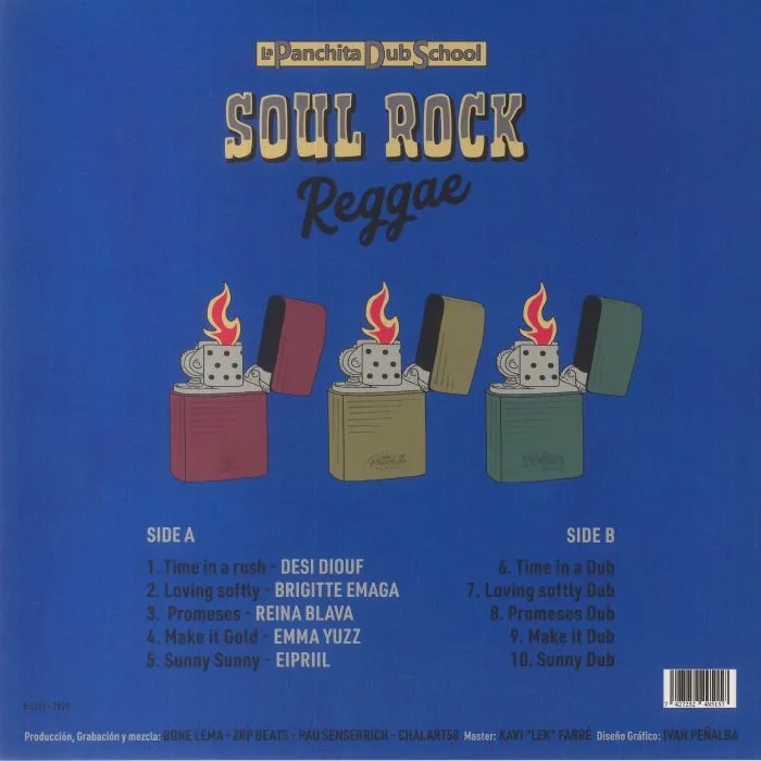 Обратная сторона обложки — VARIOUS — Soul Rock Reggae