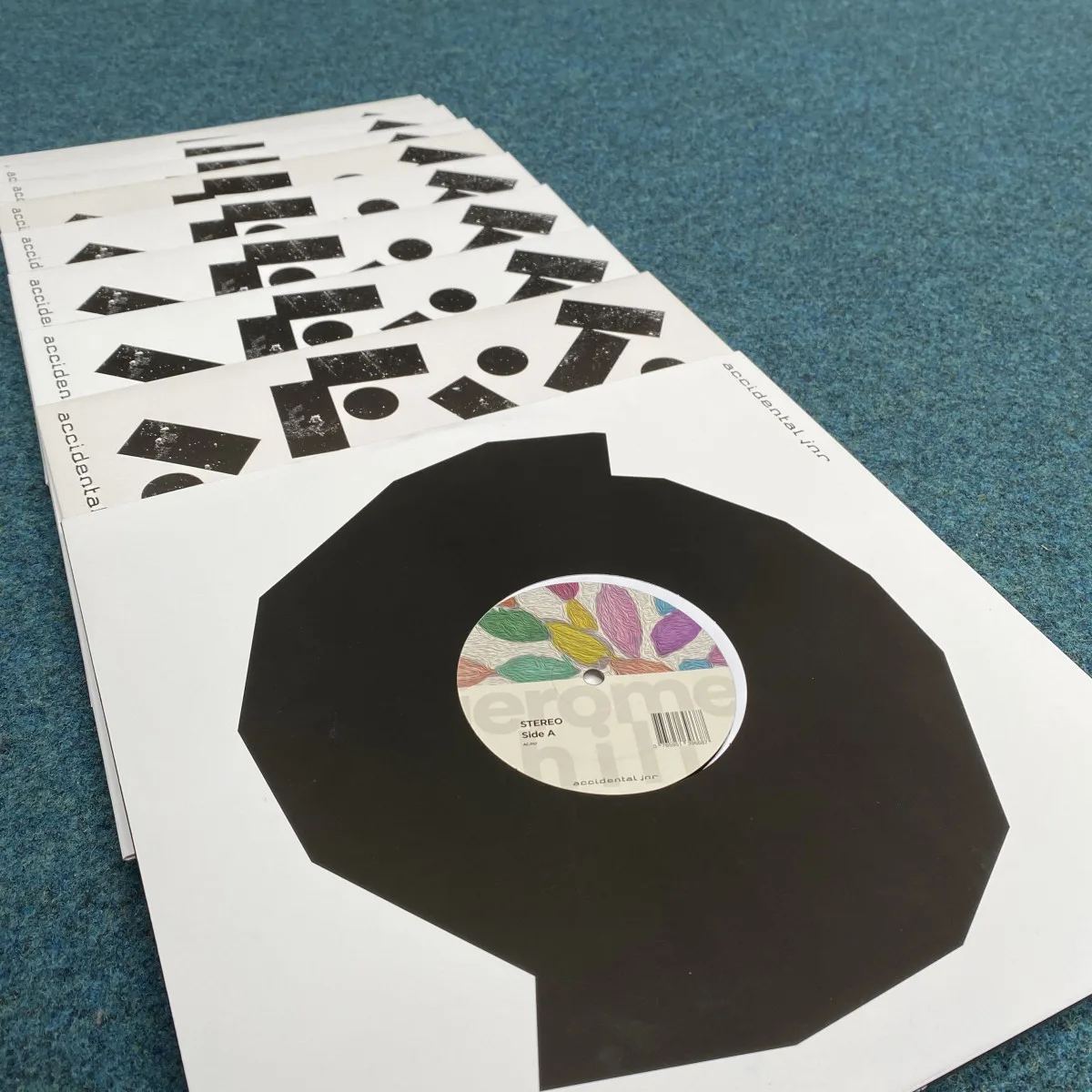 Back cover — Various — 9x12"Vinyl BoxSet Accidental Jnr Label Pack