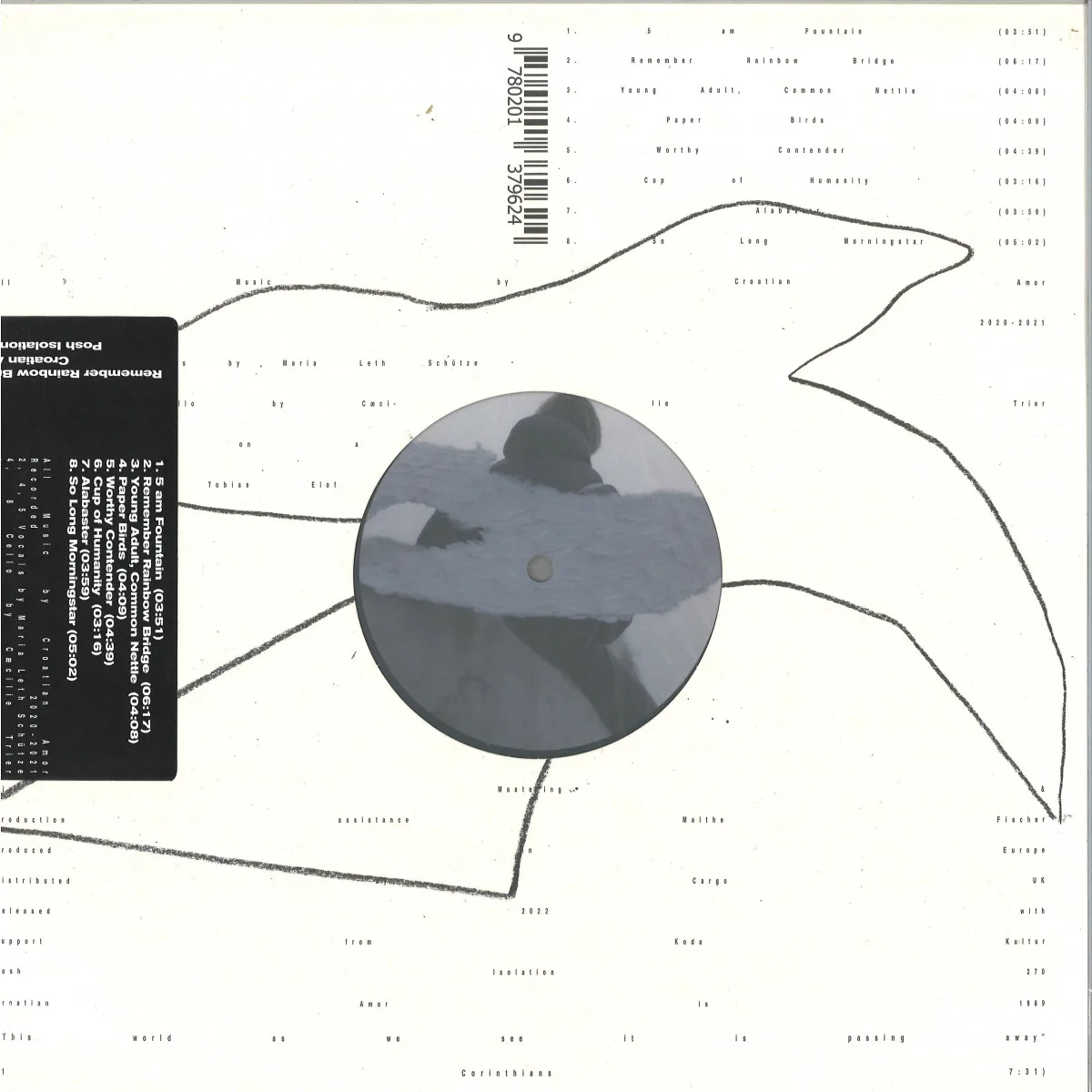 Back cover — Croatian Amor — REMEMBER RAINBOW BRIDGE LP