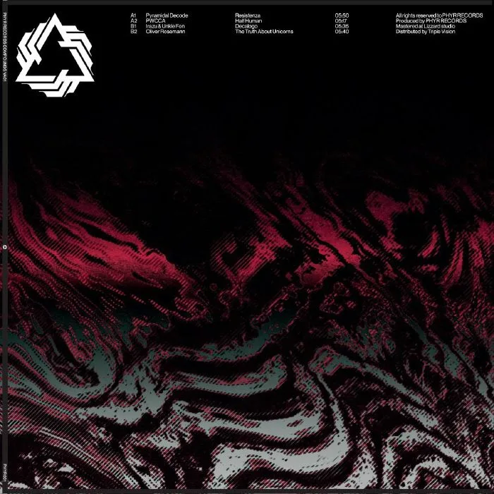 Обратная сторона обложки — PYRAMIDAL DECODE / PWCCA / IRAZU / UNKLE FON / OLIVER ROSEMANN — Compounds