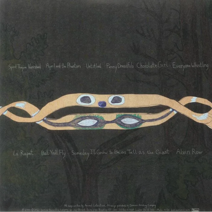 Back cover — ANIMAL COLLECTIVE — Spirit They're Gone Spirit They've Vanished (remastered)