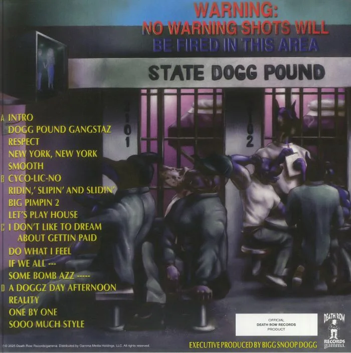 Обратная сторона обложки — THA DOGG POUND — Dogg Food (reissue)