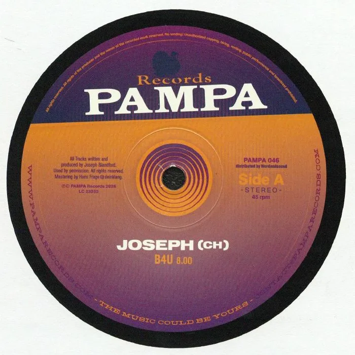 Front cover — JOSEPH (CH) — B4U EP
