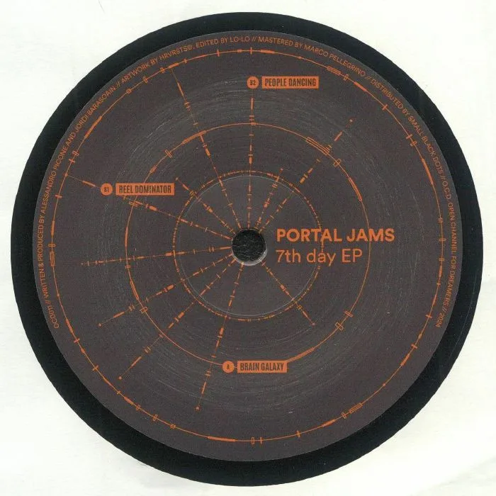 Лицевая сторона обложки — PORTAL JAMS — 7th Day EP