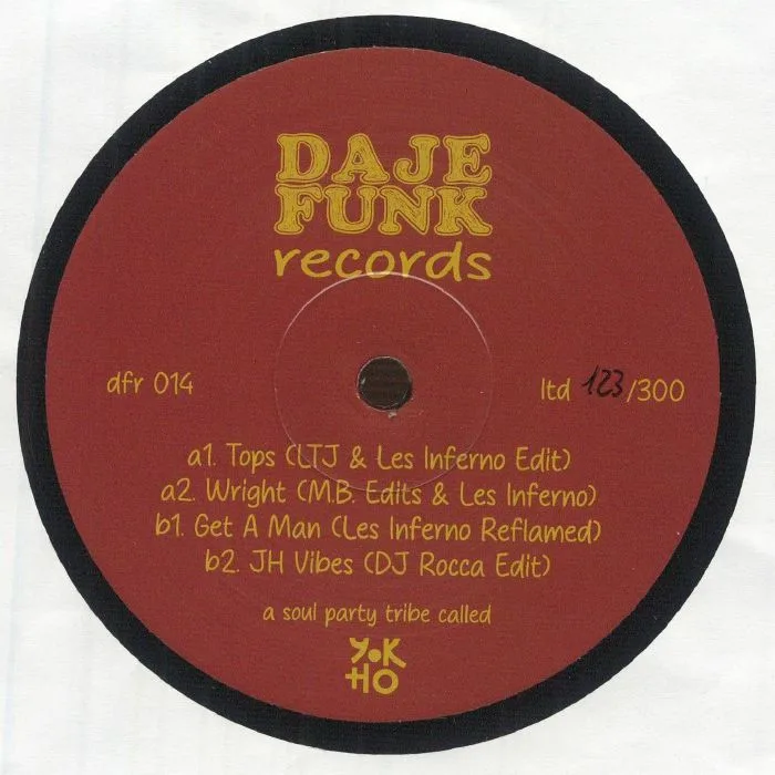 Front cover — DAJE FUNK — Raw Session Two