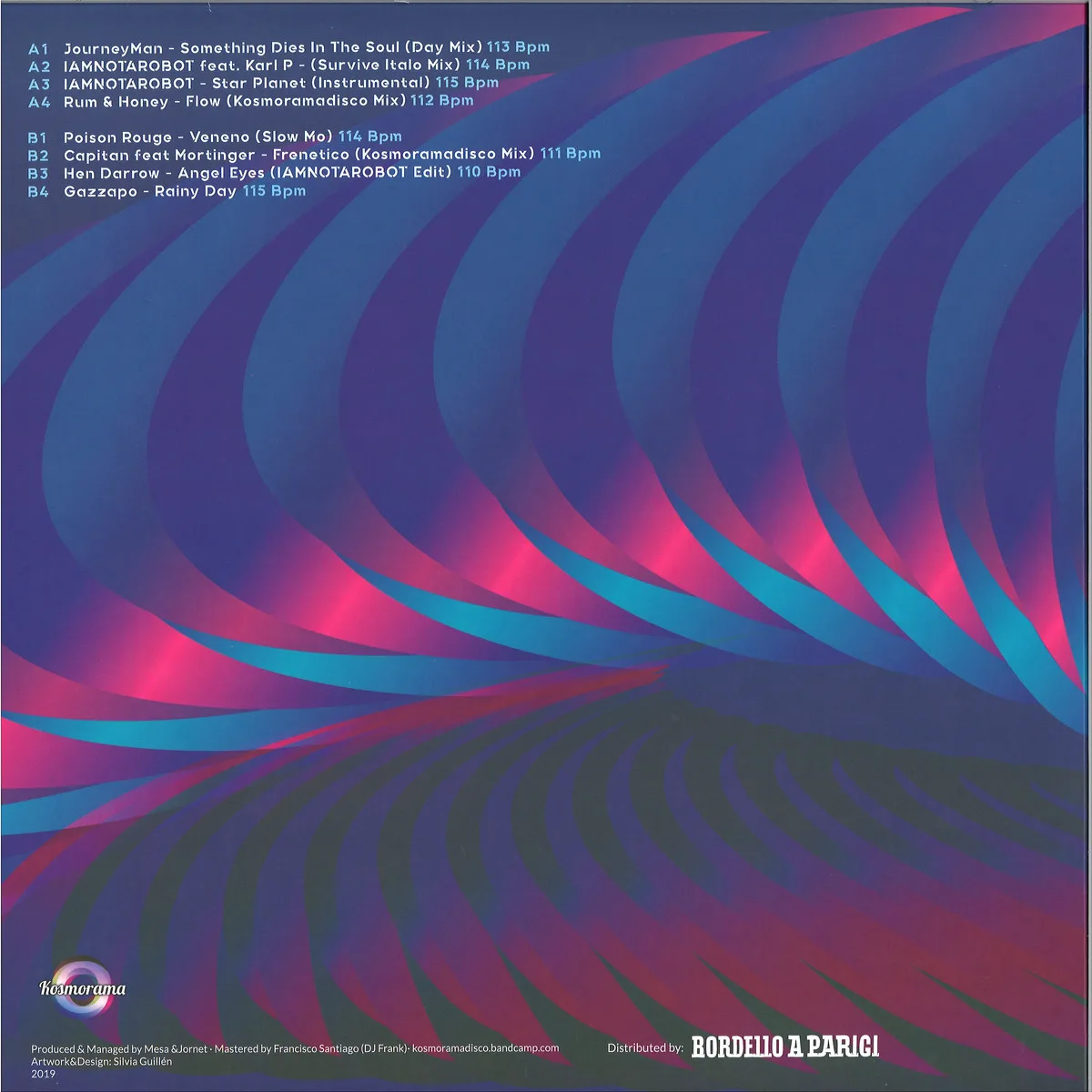 Back cover — Various — Kosmoramadisco Vol. 2: Sounds From An Imaginary Club LP