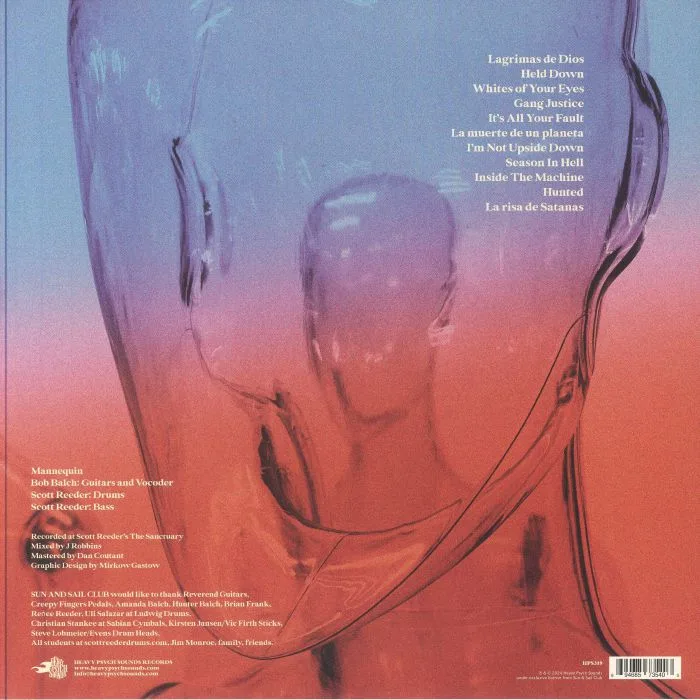 Back cover — SUN & SAIL CLUB — Mannequin