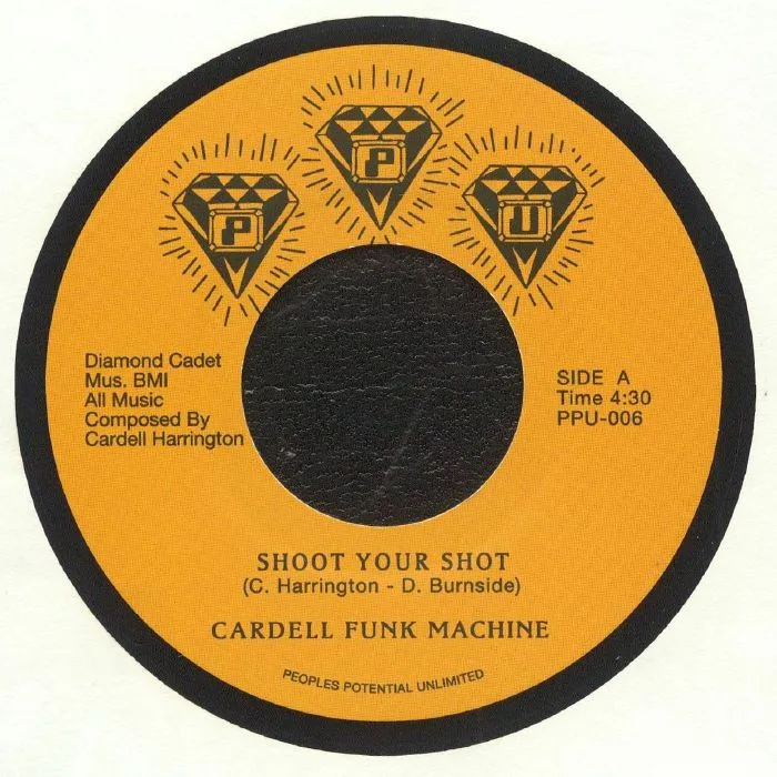 Front cover — CARDELL FUNK MACHINE — Shoot Your Shot (reissue)
