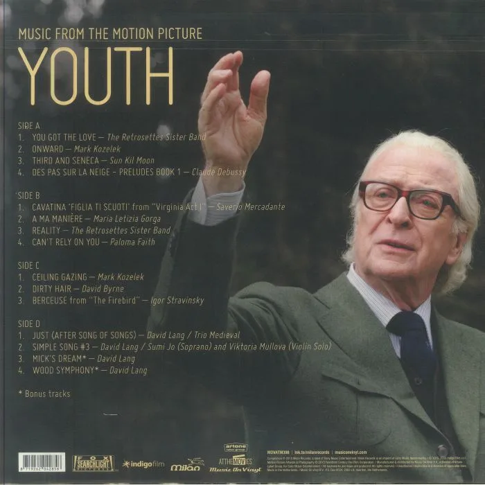 Обратная сторона обложки — VARIOUS — Youth (Soundtrack)