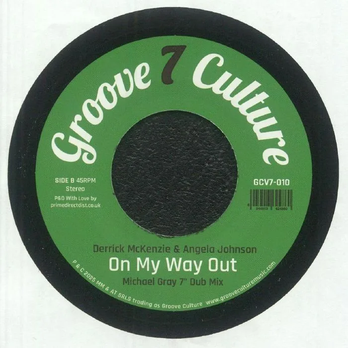 Back cover — Derrick MCKENZIE / ANGELA JOHNSON — On My Way Out (Michael Gray mixes)