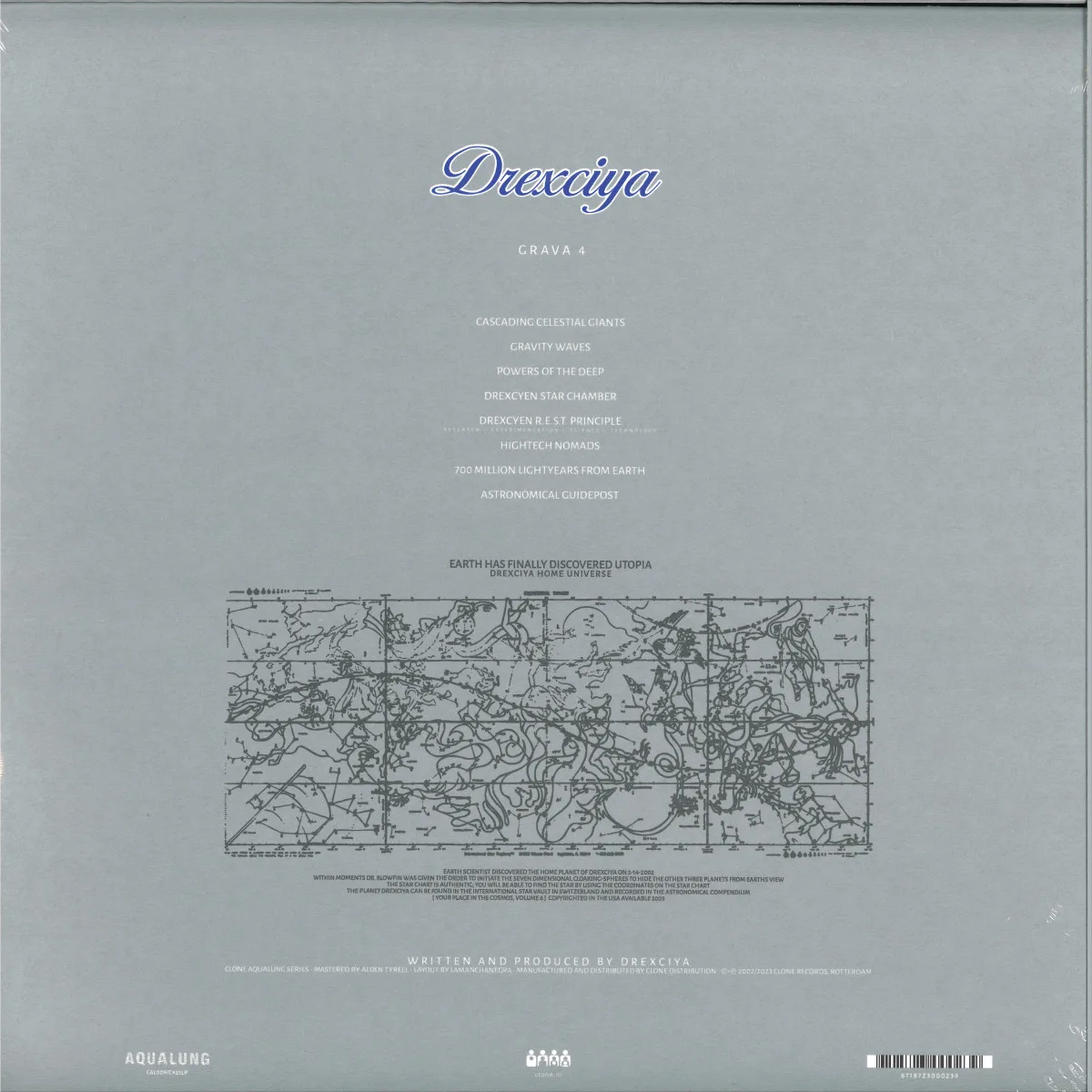 Back cover — Drexciya — Grava 4 (2x12")