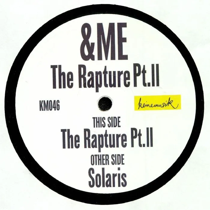 Front cover — &ME — The Rapture Pt II