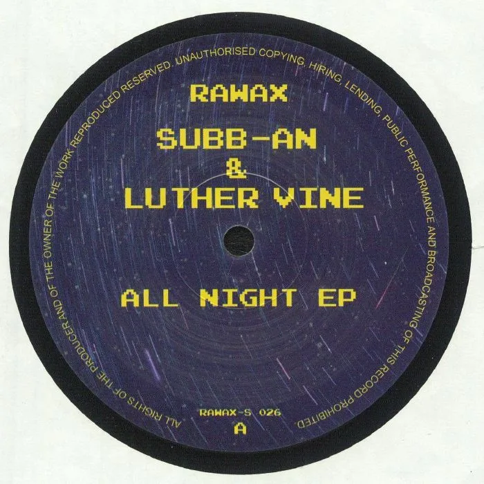 SUBB AN & LUTHER VINE — ALL NIGHT LONG EP