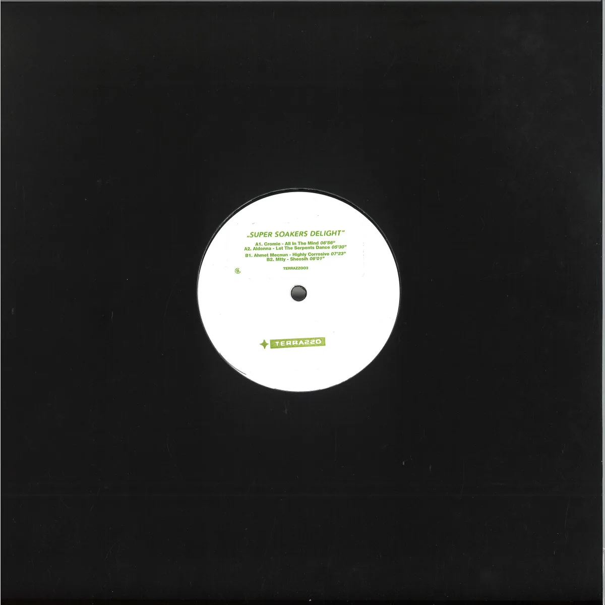 Back cover — Cromie, Aldonna, Ahmet Mecnun, Mitty — Super Soakers Delight